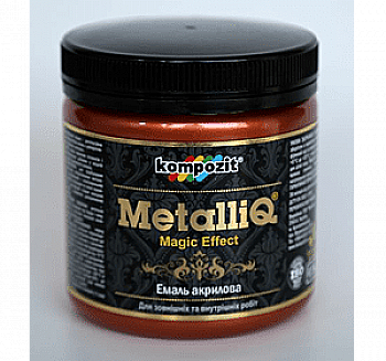 Краска акриловая эмаль Metalliq Kompozit медь 0,5 кг Краска акриловая эмаль Metalliq Kompozit медь 0,5 кг