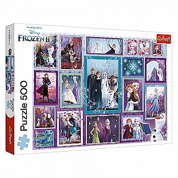 Пазл "500" - Чарівна галерея/Disney Frozen 2, Trefl, 37392 Пазл "500" - Чарівна галерея/Disney Frozen 2, Trefl, 37392