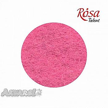 Фетр листовий (поліестер) 21*29,7 см, Рожевий, ROSA Talent Фетр листовий (поліестер) 21*29,7 см, Рожевий, ROSA Talent