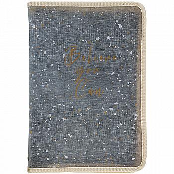 Папка объемная на молнии, А5+, Shade Green, 1805-15-A