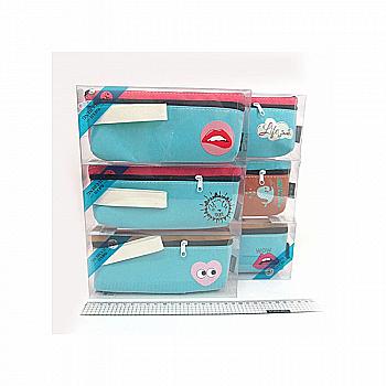 Пенал "Ассорти" 20*8*4 см, PVC, микс 6 изд., P1705 Пенал "Ассорти" 20*8*4 см, PVC, микс 6 изд., P1705