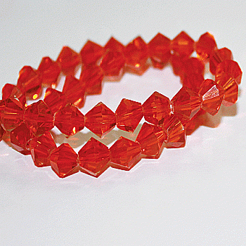 Бусы хрустальные на нитке, 8 мм/54 шт., 11304/102C Crystal Art