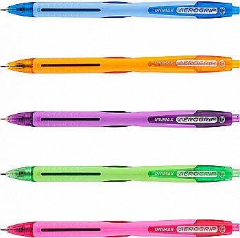 Ручка кулькова автом. Aerogrip-2, синя, UX-137-02 Ручка кулькова автом. Aerogrip-2, синя, UX-137-02