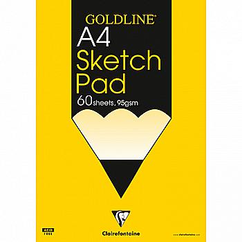Склейка д/графіки А4 Goldline Sketch Pad 60 арк. (95 г/м2), GGSPA4Z Склейка д/графіки А4 Goldline Sketch Pad 60 арк. (95 г/м2), GGSPA4Z