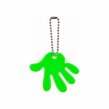 Брелоки  світловідбиваючі "Рука" мікс кольорів, 5496 Брелоки  світловідбиваючі "Рука" мікс кольорів, 5496
