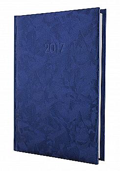 Щоденник датований А5 2017, GALAXY, синій, E21693-02