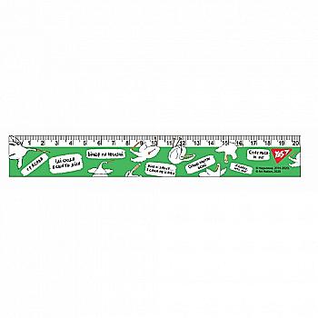Линейка 20 см "Гусь" зеленый, 370591 Yes Линейка 20 см "Гусь" зеленый, 370591 Yes