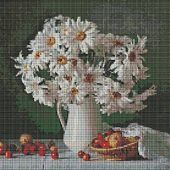 Алмазная мозаика "Ромашковая красота" 40*40 см, AMO7331 ТМ "Идейка" Алмазная мозаика "Ромашковая красота" 40*40 см, AMO7331 ТМ "Идейка"