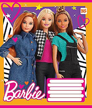 Зошит 12 лін. YES Barbie Dolls -18, 762922 (5009) Зошит 12 лін. YES Barbie Dolls -18, 762922 (5009)