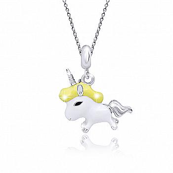 Кулон "Единорог", желтый, 319542400605