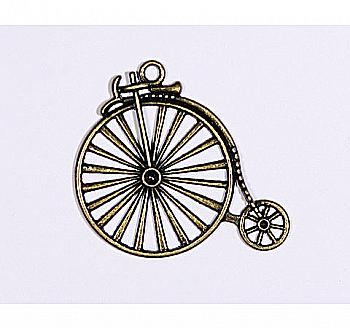 Металева підвіска Старовинний велосипед 46*52 мм, (1шт) Металева підвіска Старовинний велосипед 46*52 мм, (1шт)