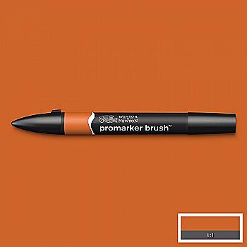 Маркер двосторонній Brushmarker, Коричневий,W&N Маркер двосторонній Brushmarker, Коричневий,W&N