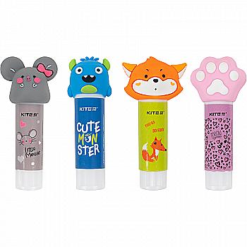 Клей-олівець PVP, з фігурним ковпачком, 8 г, K22-131, Kite Клей-олівець PVP, з фігурним ковпачком, 8 г, K22-131, Kite