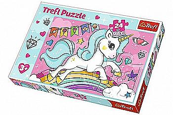 Пазл "24 Maxi" - Солодкий єдиноріг, Tref, 14302 Пазл "24 Maxi" - Солодкий єдиноріг, Tref, 14302