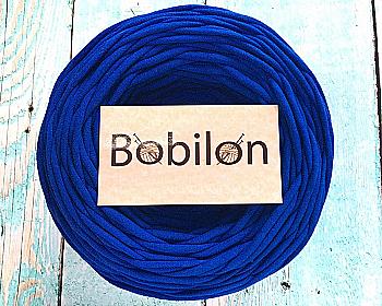 Пряжа трикотажна Bobilon Mini (5-7 мм), синій електрик Пряжа трикотажна Bobilon Mini (5-7 мм), синій електрик