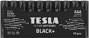 Батарейка TESLA LR03 АAA BLACK+ щелочная (10 шт/бл.) цена вказ. за 1 шт. Батарейка TESLA LR03 АAA BLACK+ щелочная (10 шт/бл.) цена вказ. за 1 шт.