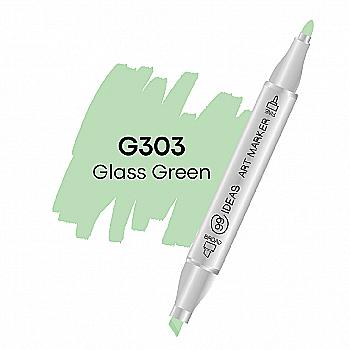 Маркер двухсторонний Glass Green - Зеленое стекло, G303, 99IDEAS Маркер двухсторонний Glass Green - Зеленое стекло, G303, 99IDEAS