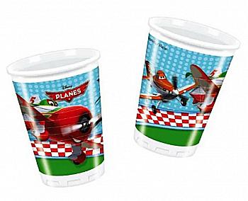 Стакан пласт. Летачки, 200 мл 8 ед, 1502-1217