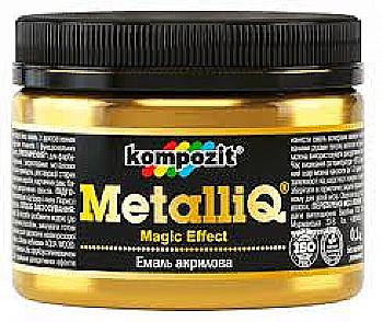 Краска акриловая эмаль Metalliq Kompozit золото 0,1 кг Краска акриловая эмаль Metalliq Kompozit золото 0,1 кг