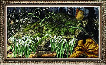 Схема для вышивания бисером СБ-1019 40*22,5 см на авторской канве ТМ "Чарівна мить"