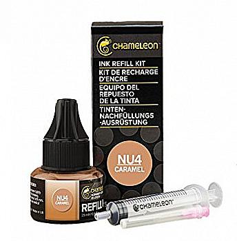 Чернило для заправки маркера Chameleon 25 мл - Caramel (карамельный, NU4), CT9026 Чернило для заправки маркера Chameleon 25 мл - Caramel (карамельный, NU4), CT9026