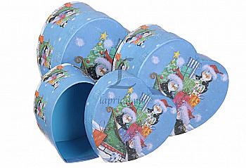 Подарочная коробка большая сердце, W5358