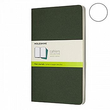 Блокнот Зеленый средний нелинованный, Moleskine Cahier, CH018K15VF Блокнот Зеленый средний нелинованный, Moleskine Cahier, CH018K15VF