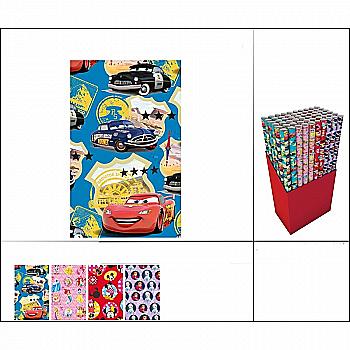 Папір пакувальний 300*100 см "Disney Everyday Mix" (4 вид. в асорт.), GW-14736 Папір пакувальний 300*100 см "Disney Everyday Mix" (4 вид. в асорт.), GW-14736