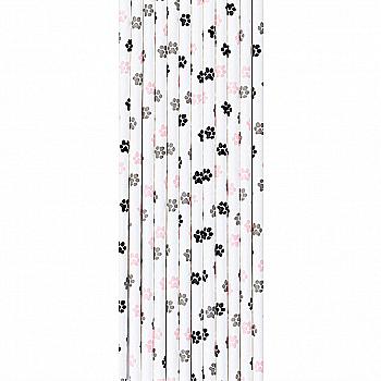 Трубочка для коктейлю пап. Котики, 12 од., 1502-4561