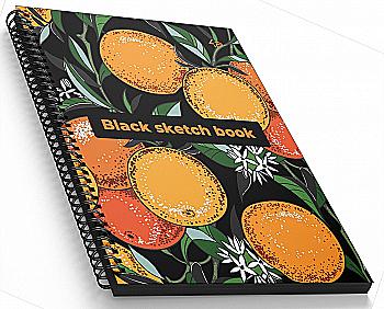 Блокнот А5 "Black sketch book" four, 901449 TM Profiplan   Блокнот А5 "Black sketch book" four, 901449 TM Profiplan