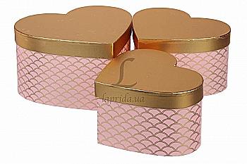 Подарункова коробка велика серце, W5151