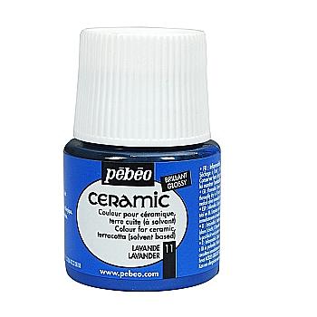 Фарба лакова по склу та кераміці Ceramic 45 мл, лавандова, 025-011 ТМ "Pebeo" Фарба лакова по склу та кераміці Ceramic 45 мл, лавандова, 025-011 ТМ "Pebeo"