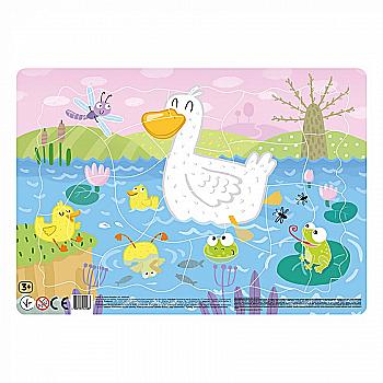 Пазл з рамкою "Каченята", R300183 Пазл з рамкою "Каченята", R300183