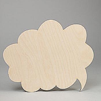 Заготовка деревянная Табличка "Облачко", Д40