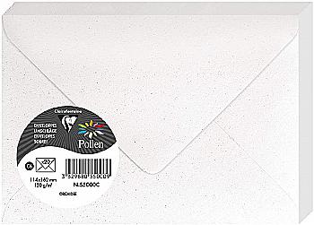 Конверт декоративный Pollen 114*162 мм (120 г), глиттер, Орхидея, 55000C Clairefontaine Конверт декоративный Pollen 114*162 мм (120 г), глиттер, Орхидея, 55000C Clairefontaine