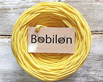 Пряжа трикотажна Bobilon Mini (5-7 мм), банановий Пряжа трикотажна Bobilon Mini (5-7 мм), банановий