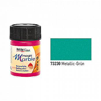 Краска для марморирования универсальная Magic Marble Металлик 20 мл Зелёный, 73230