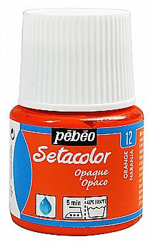 Фарба для світлих тканин Setacolor 45 мл непрозора, помаранчева, 295-012 Pebeo Фарба для світлих тканин Setacolor 45 мл непрозора, помаранчева, 295-012 Pebeo