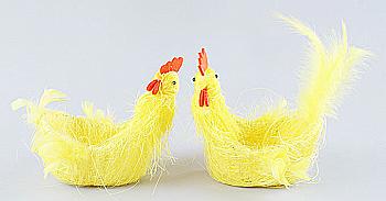 Кошик великодній "Півник" 14 см, 2 види, 199-E80