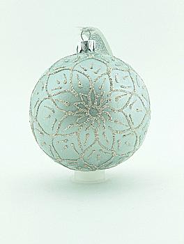 Украшение ёлочное "Шар - Орнамент" 10 см (4 цвета в ассорт.), AVG110500