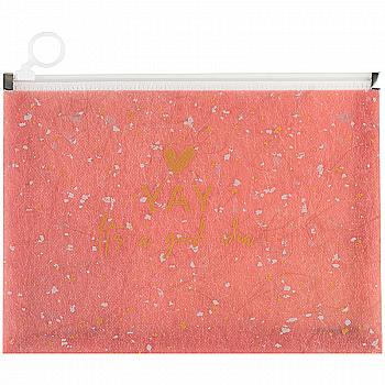 Папка на блискавці А4+, zip-lock, Shade Coral, 1497-14-A