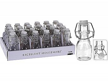 Пляшка скляна з кришкою, CD1001700 Пляшка скляна з кришкою, CD1001700