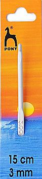 Крючок Pony (Индия) 15 см-3 мм алюминиевый, 45605 ТМ "ВДВ"