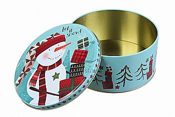 Подарункова коробка бляшана середня, 63-1156