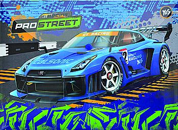 Папка-конверт на кнопці А4 "Street racing", 1 Вересня, 491357