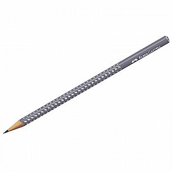 Карандаш чернографитный Grip Sparkle, пятнисто-серый, 118235Р Faber-Castell Карандаш чернографитный Grip Sparkle, пятнисто-серый, 118235Р Faber-Castell