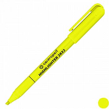 Маркер 2822 Highlighter 1-3 мм, клиноп. желтый CentroPen Маркер 2822 Highlighter 1-3 мм, клиноп. желтый CentroPen
