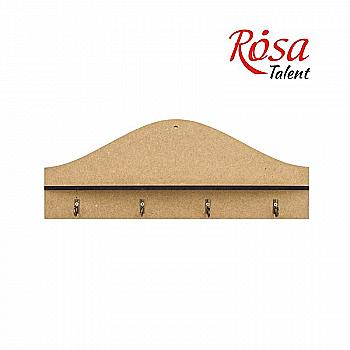 Полиця з вішаками, МДФ, 40*15*6 см, Rosa Talent