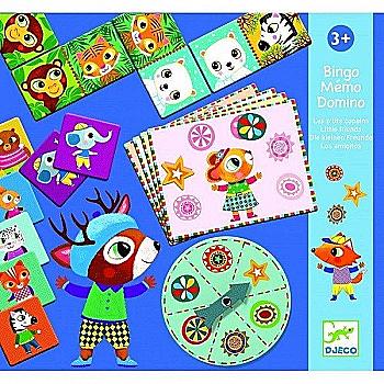 Игра настольная детская Маленькие друзья DJECO, DJ08131