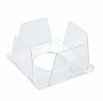 Бокс для паперів 9*9*4,5 прозорий КиП Бокс для паперів 9*9*4,5 прозорий КиП